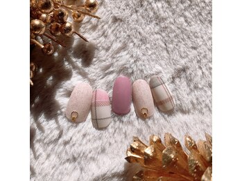 ネイルロッソ 浅草店/マットチェック