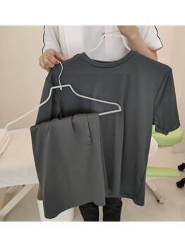 カラダレスキュー 国分寺店/お着替えご用意しています！