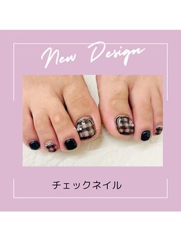 エクシア(ecxia)/チェックネイル