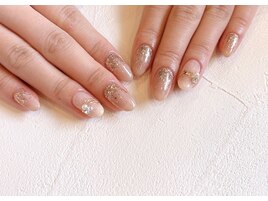 逆グラデーションネイル♪