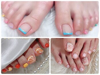 ネイル クロス ラニ 所沢店(Nail×Lani)の写真/夏本番！見せたくなる足先へ♪角質ケアで自信の素足に☆初回オフ無料・初回オフ無料／持ち込みデザインOK