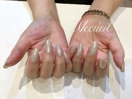 オーロラミラーネイル