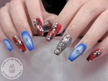 ネイルズガッシュ 溝の口店(NAILs GUSH)/Y2K/強め/クール/海外