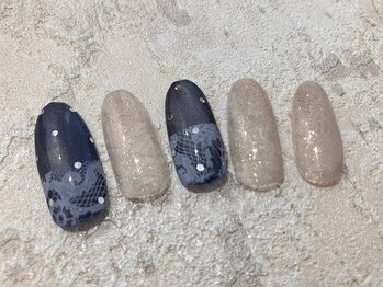 カルフールノア 新越谷店(carrefour noa)/nail design：シンプル5500円