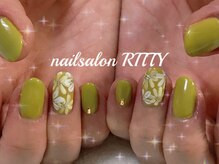ネイルサロン リッティー(RITTY)/手描きフラワー