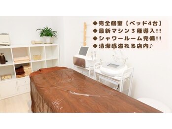 メールアンテリュール 神楽坂店/完全個室の施術ルーム♪