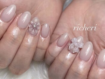 リシェリ(richeri)/flower × ribbon