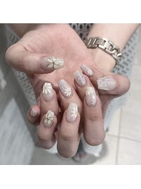 花柄ネイル＊9600円