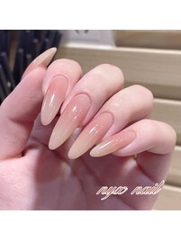 長さ出しチークネイル