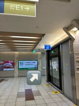 ハーブガレージ 名古屋駅(HERB garage)/【駅からサロンへの経路3】