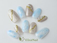 エリクサーネイル 神田(Elixir Nail)/シンプル/クーポン使用