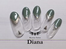 ディアナ 水戸赤塚店(DIANA)/定額ネイル　A-026　6,980円