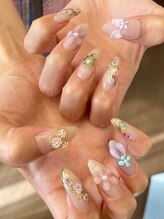 ハニーインダハウス 綱島店(honey in da house)/春のブーケネイル