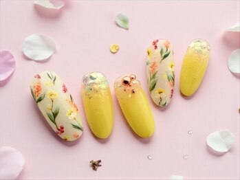 ネイリックス アヴェニール(NAILX avenir)の写真/<newデザイン追加>気分もあがる春ネイルでワンランク上の指先へ！こだわりの華やか系ネイルもお任せ★
