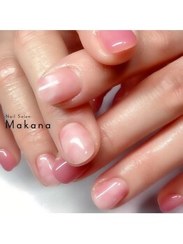 ピンクマーブルネイル