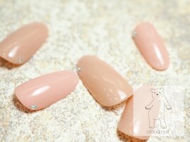 シンプル好きオフィスネイル