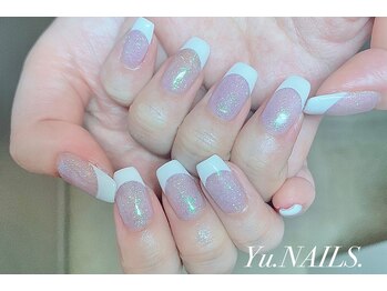 ユーネイルズ 恵比寿(Yu.NAILS.)/アレンジ/フレンチ/白フレンチ