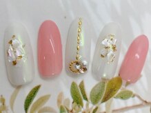 ロンズネイル(Ron's nail)/ワンカラーシェルデザイン