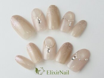 エリクサーネイル 神田(Elixir Nail)/シンプル/クーポン使用
