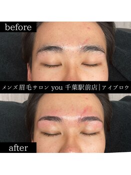 ユー 千葉駅前店(you)/メンズ眉毛/メンズ眉/千葉駅