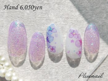 プラスネイル 池袋西口店(PLUS NAIL)/【3049】フラワーネイル