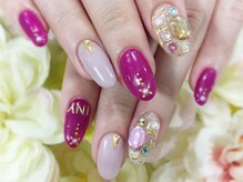 ネイルサロン 爪吉/ストーンの置き方がポイント♪