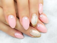ネイルサロン シェル(Nail Salon SHELL)/上品オパールネイル