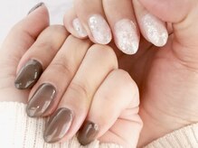 フレイムス アイラッシュ アンド ネイル(FRAMES)/アシメネイル