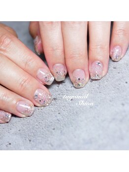 たゆ ネイル(たゆnail)/新色ラメグラデーションネイル