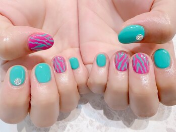 #ゼブラ#派手カラー