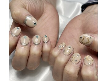 レディスペネイル ノマエ 名駅店(Redispe nail nomae)/アシンメトリーネイル