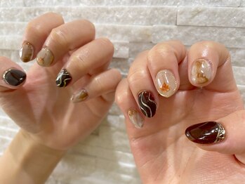 ボージュ バイ ルアナネイル(BeauJu by Luana Nail)/ブラウンネイル