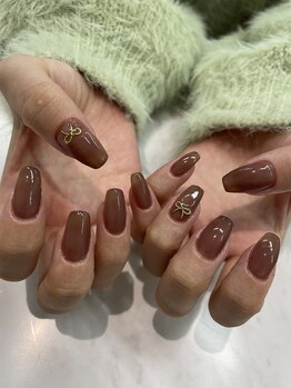 スピカ ネイルサロン アンド スクール(Spica nailsalon&school)/ガーリーブラウン