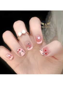 ヘブン ネイル 鶯谷(HEAVEN Nail)/Hello Kitty Nail Design