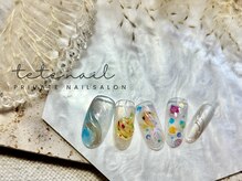 テテネイル(tete.nail)/夏祭り×金魚×水ヨーヨー