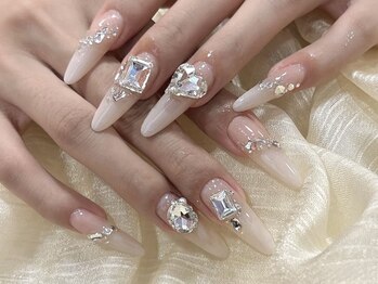 ナユキネイル 渋谷店(NA.YUKI NAIL)/冬のスノーホワイトネイル