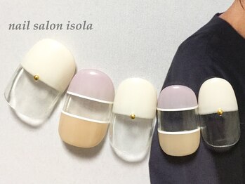 ハウスアンドアイラッシュ ネイル(House&eyelash nail)/オシャレまっすぐフレンチ