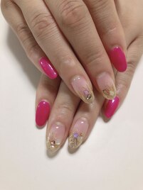 パール入りピンクが素敵