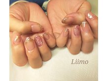 リーモ(Liimo)/ツイードネイル　ミラーデザイン