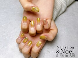 ピスタチオ×ニュアンスネイル