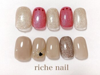 リッシュネイル 新百合ヶ丘店(riche nail)/シンプルアートコース