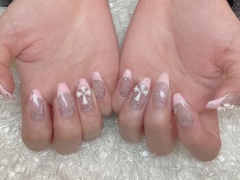 レアネイル 新宿(le'a nail)/ピンクフレンチ