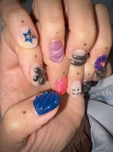 ギャランドゥ(Gal＆Do')/★ピンクネイビーY2K★