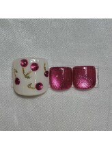 ナナズネイル 西小倉店(NANA's Nail)/4月フット定額デザイン