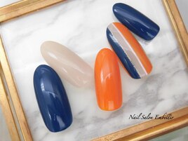 (1416)ストライプネイル