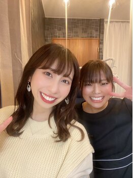 ホワイトサロン/お客様とお写真♪