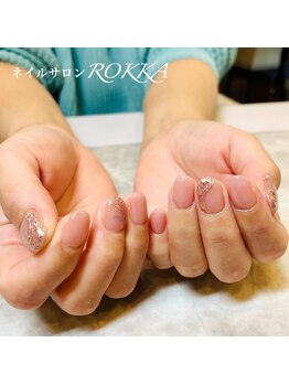 ロッカ(ROKKA)/シンプルなアートネイル