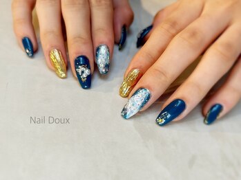 ネイル ドゥ 岡山駅前店(Nail Doux)/ロイヤルブルーネイル