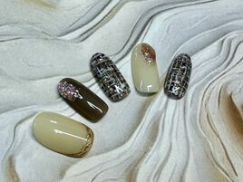 ツイードネイル【定額B】