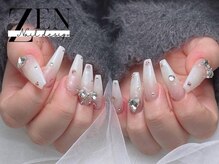 ゼン ネイル デザイン 池袋(ZEN NAIL DESIGN)/* 長 さだしやり放題×つけ放題